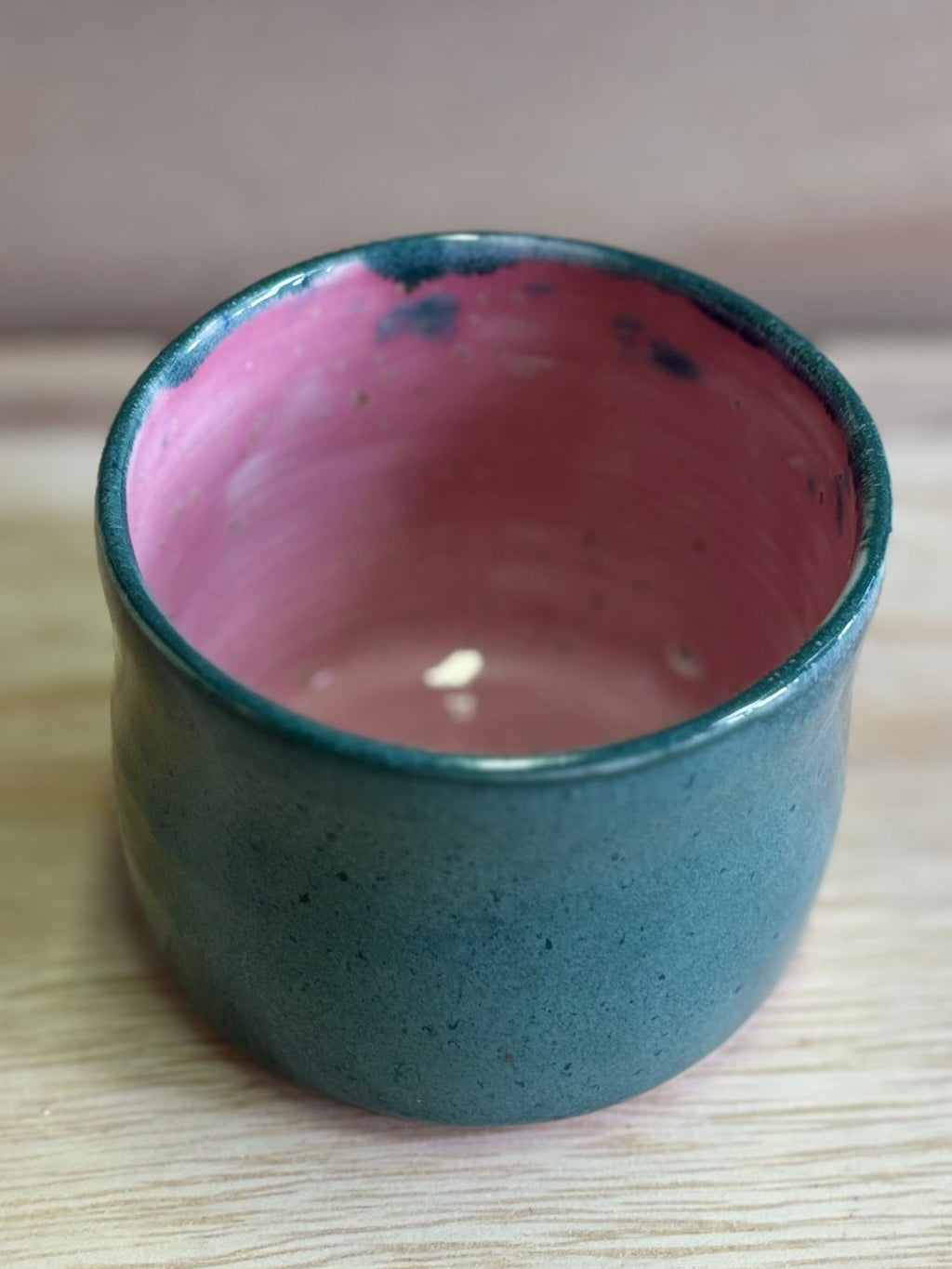 Pink and green tumbler mug (small)