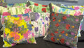 Hand painted cushion large