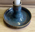 Candle holder with dish