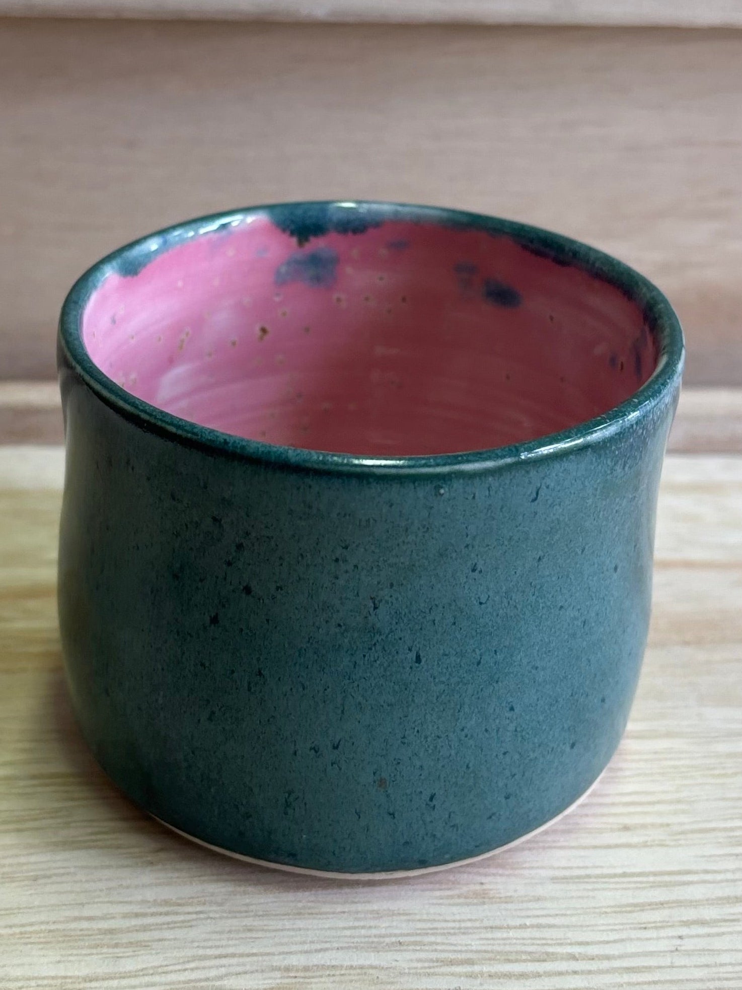 Pink and green tumbler mug (small)