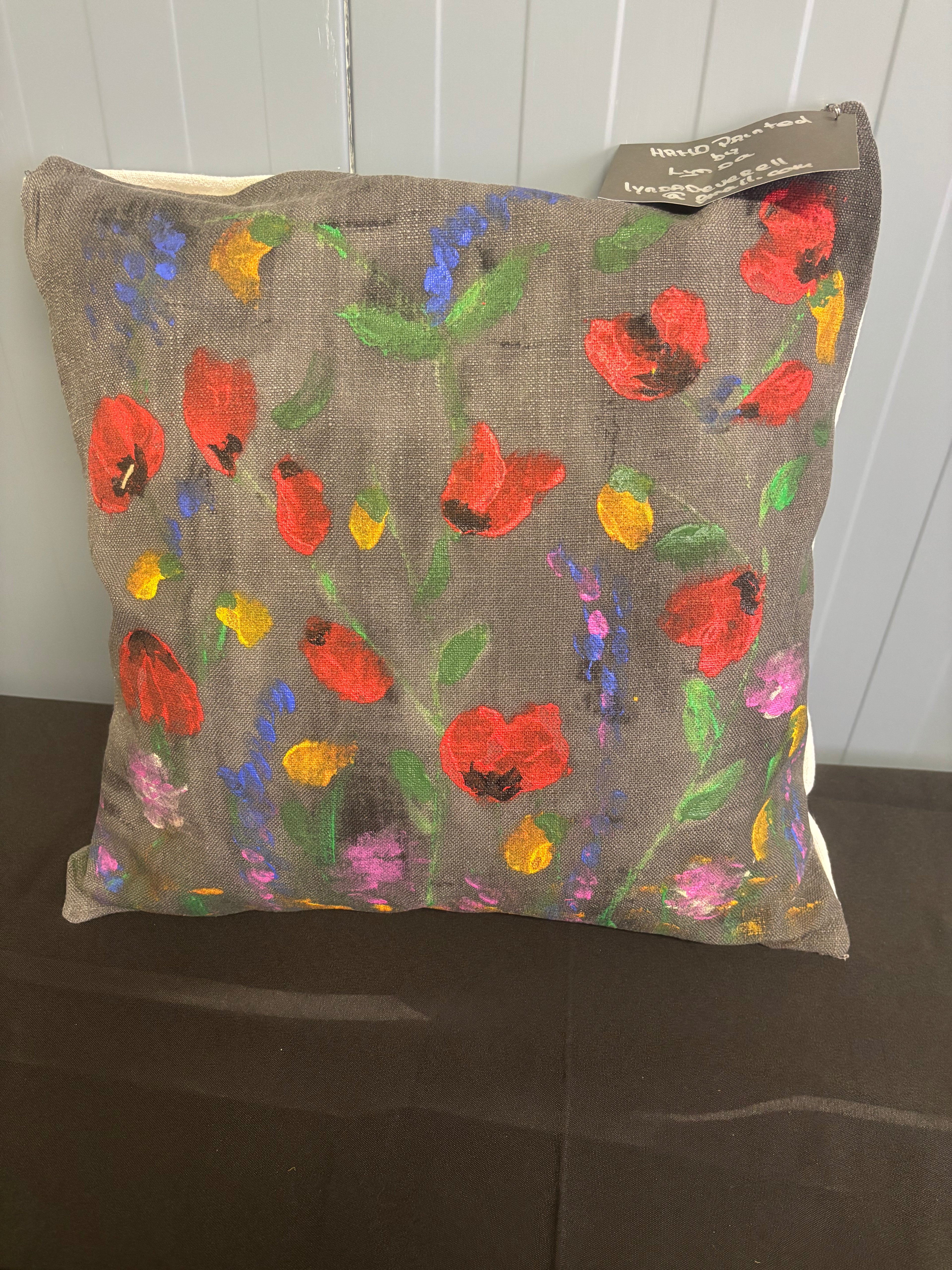 Handpainted cushion small