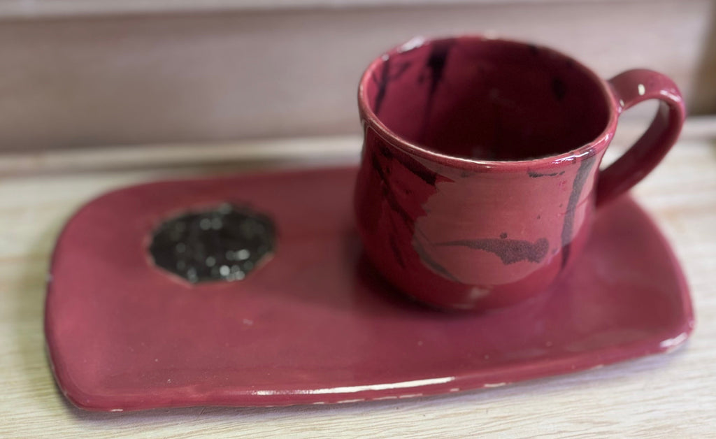 Plate and mug set